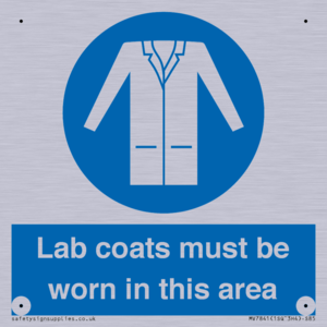 Lab coats must be worn in this area